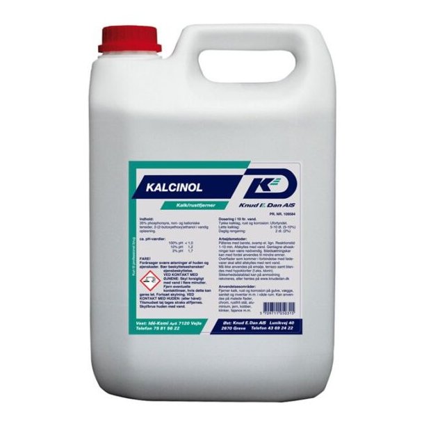 Kalcinol kalk/rustfjerner til reng�ring 5 liter