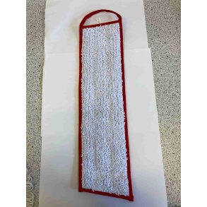 Moppeklud med r�de striber