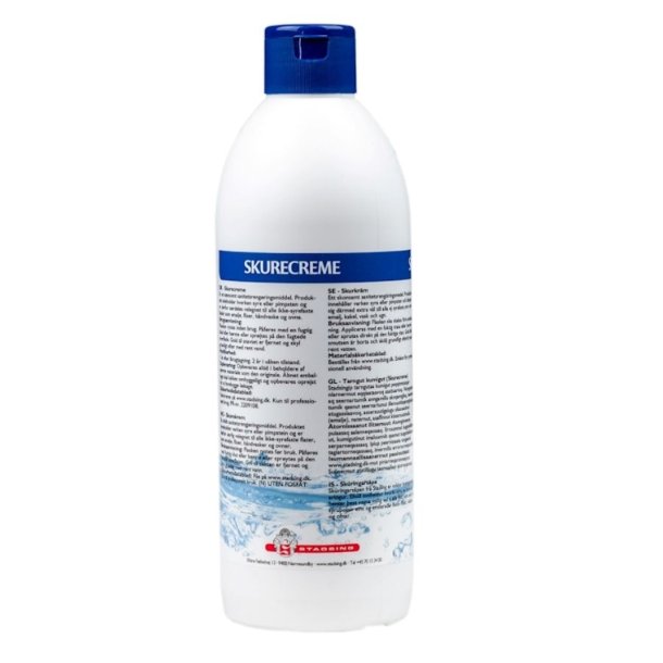 Skurecreme, parfumefri, 500 ml