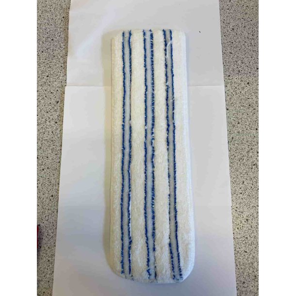 Stribet moppeklud med velcro